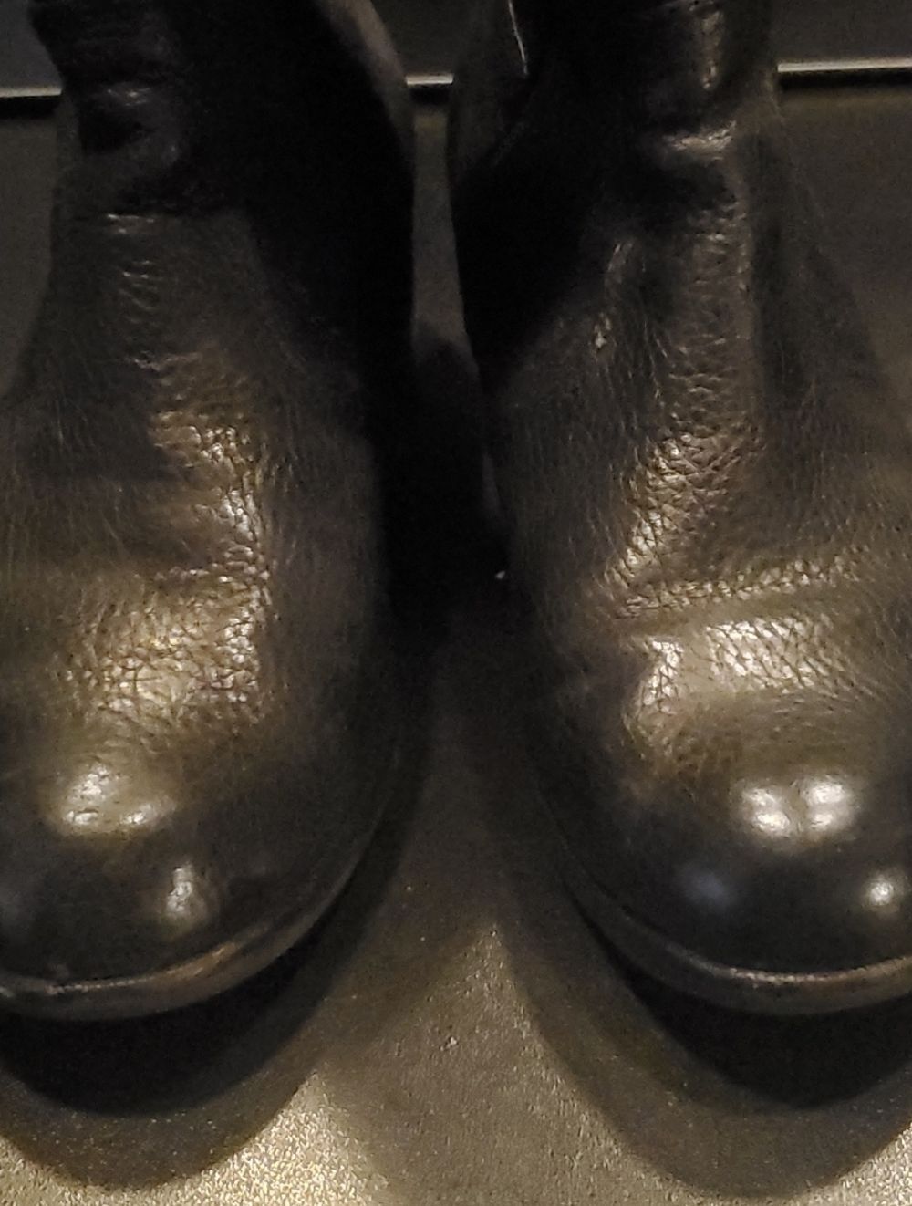 UGG Shoe Boot Leather And Suede Black Women's Size 6